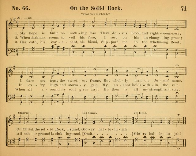 The Way of Life: for the Sunday-school. a valuable collection of songs both new and standard, carefully selected and arranged for this work page 71