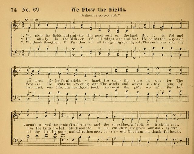 The Way of Life: for the Sunday-school. a valuable collection of songs both new and standard, carefully selected and arranged for this work page 74