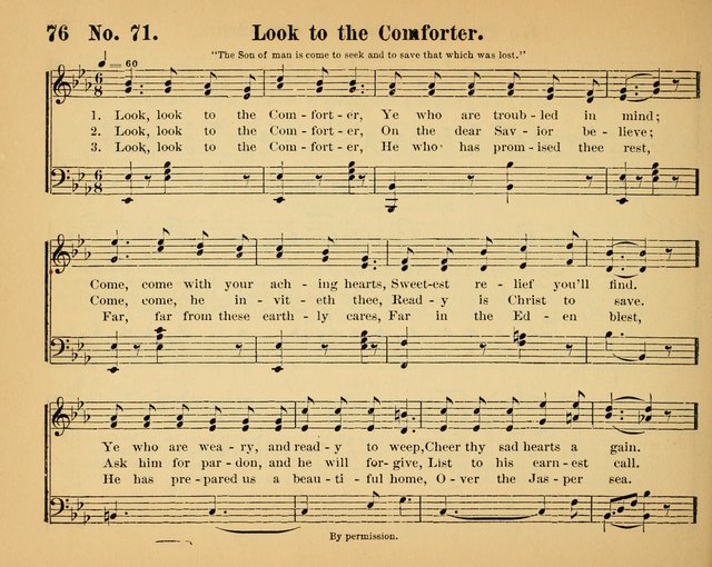 The Way of Life: for the Sunday-school. a valuable collection of songs both new and standard, carefully selected and arranged for this work page 76