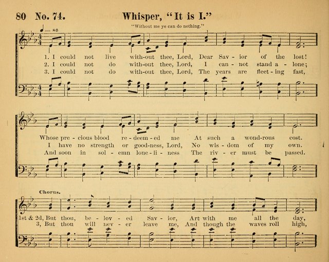 The Way of Life: for the Sunday-school. a valuable collection of songs both new and standard, carefully selected and arranged for this work page 80