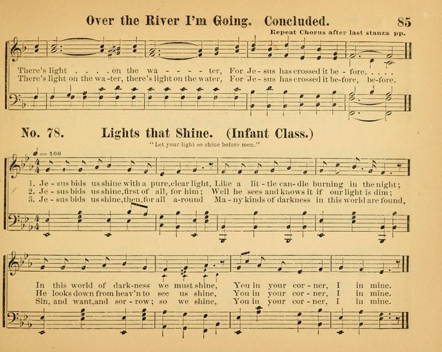 The Way of Life: for the Sunday-school. a valuable collection of songs both new and standard, carefully selected and arranged for this work page 85