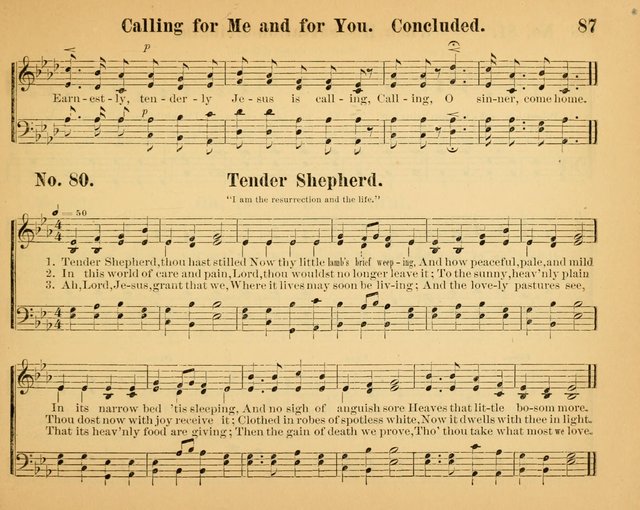 The Way of Life: for the Sunday-school. a valuable collection of songs both new and standard, carefully selected and arranged for this work page 87