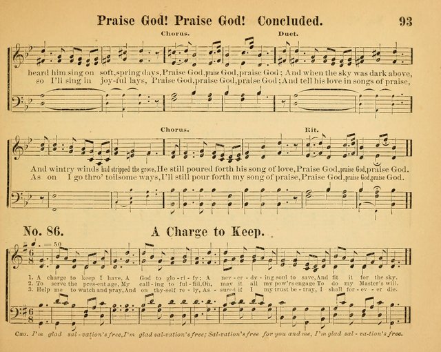 The Way of Life: for the Sunday-school. a valuable collection of songs both new and standard, carefully selected and arranged for this work page 93