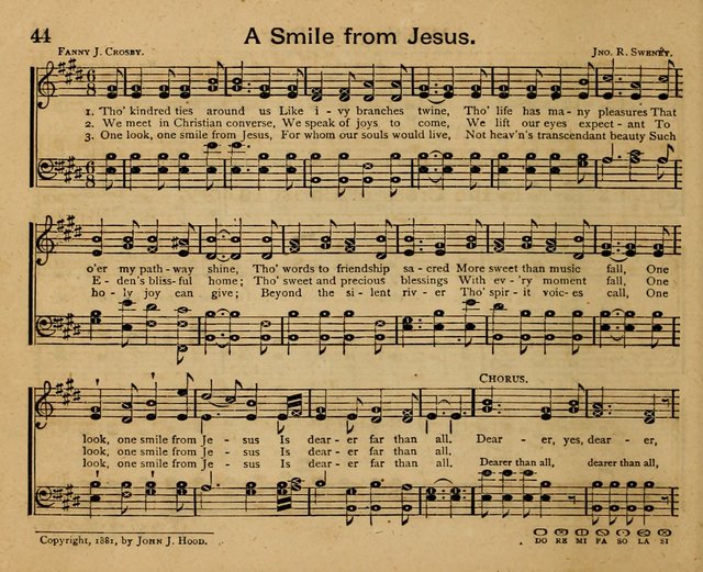 The Wells of Salvation: songs for the Sabbath School page 44