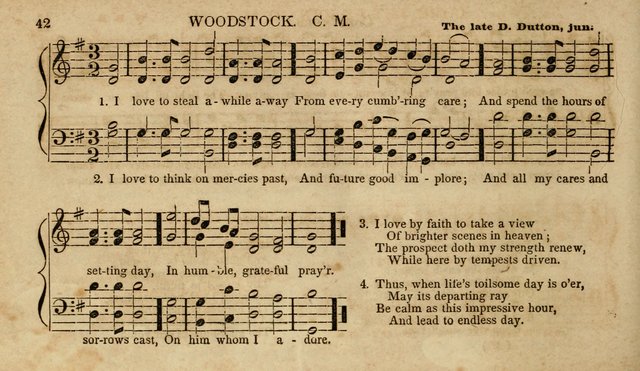 The Young Choir: adapted to the use of juvenile sing schools, Sabbath schools, primary classes, etc page 42