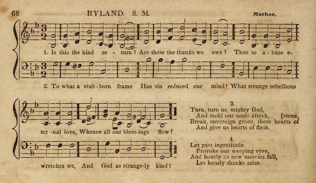 The Young Choir: adapted to the use of juvenile sing schools, Sabbath schools, primary classes, etc page 68