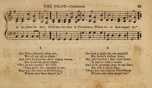 The Young Choir: adapted to the use of juvenile sing schools, Sabbath schools, primary classes, etc page 99