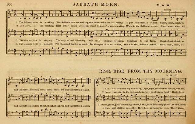 The Young Chorister; a collection of new and beautiful tunes, adapted to the use of Sabbath schools, from some of the most distinguished composers; together with many of the author