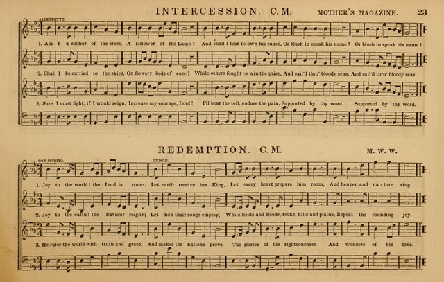 The Young Chorister; a collection of new and beautiful tunes, adapted to the use of Sabbath schools, from some of the most distinguished composers; together with many of the author