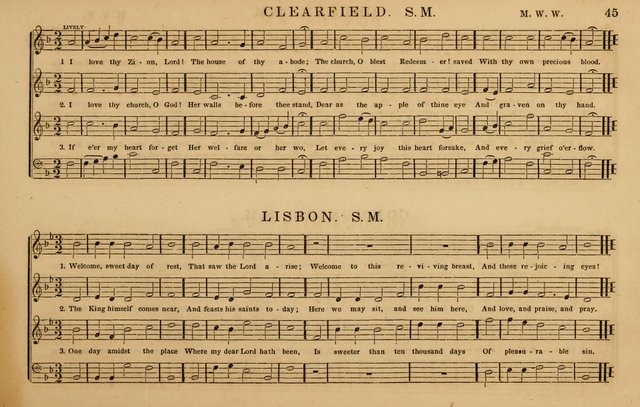 The Young Chorister; a collection of new and beautiful tunes, adapted to the use of Sabbath schools, from some of the most distinguished composers; together with many of the author