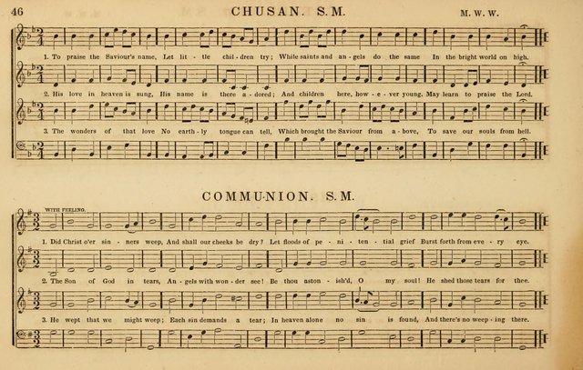 The Young Chorister; a collection of new and beautiful tunes, adapted to the use of Sabbath schools, from some of the most distinguished composers; together with many of the author