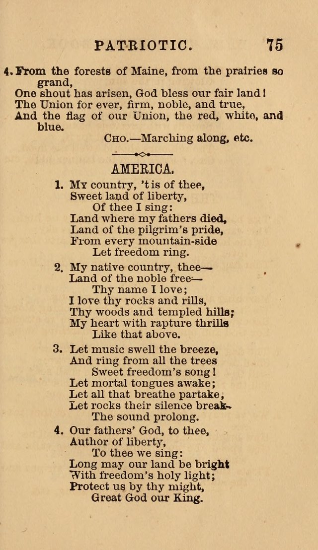 The Y. M. Christian Association Hymn-Book, with Tunes. page 75