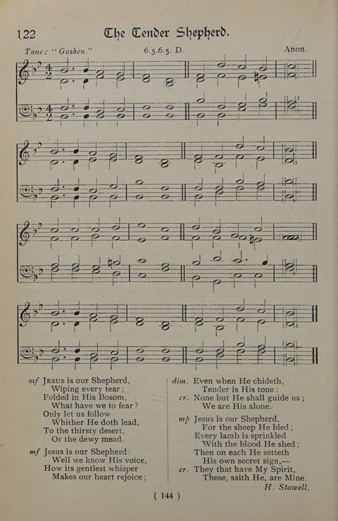 The Y.M.C.A. Hymnal: specially compiled for the use of men page 144