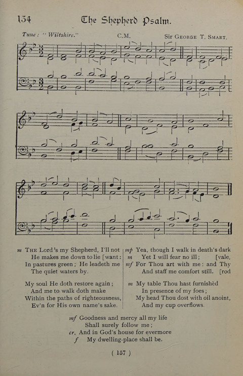 The Y.M.C.A. Hymnal: specially compiled for the use of men page 157