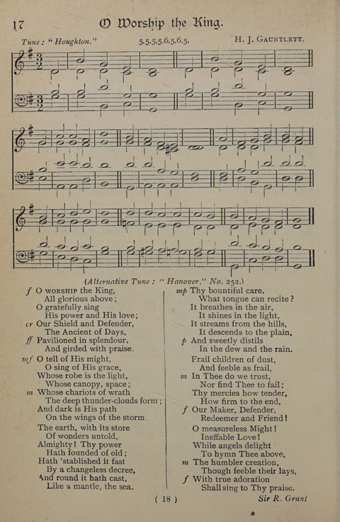 The Y.M.C.A. Hymnal: specially compiled for the use of men page 18