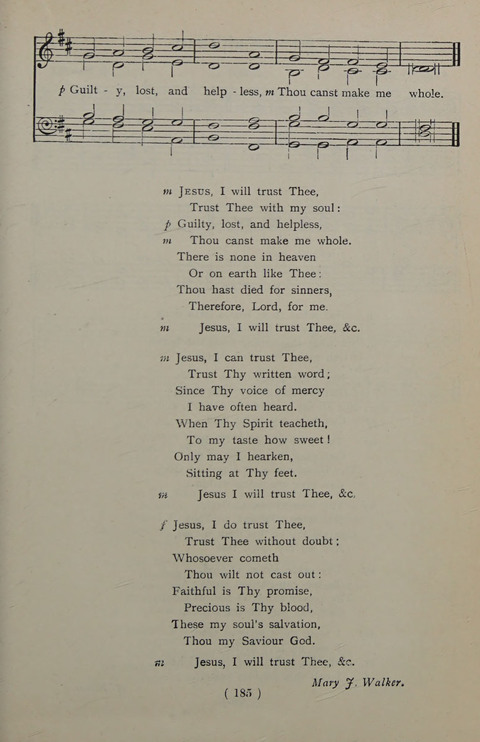 The Y.M.C.A. Hymnal: specially compiled for the use of men page 185