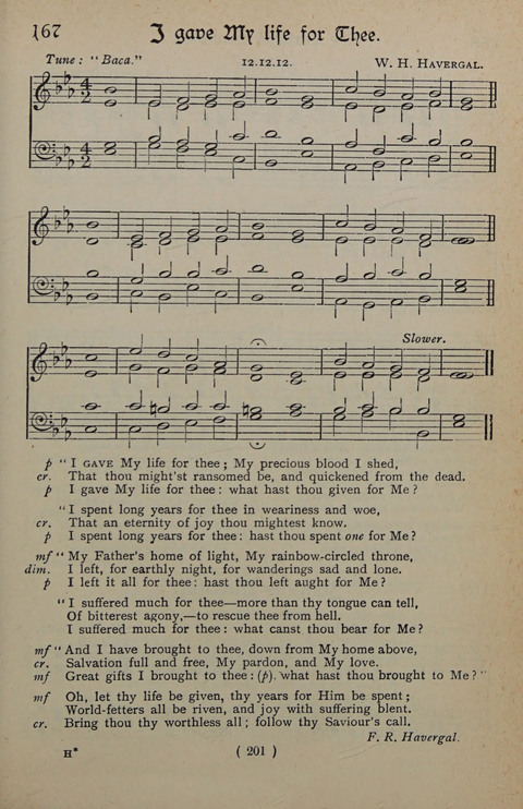 The Y.M.C.A. Hymnal: specially compiled for the use of men page 201