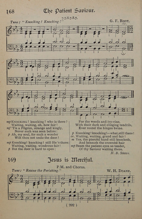 The Y.M.C.A. Hymnal: specially compiled for the use of men page 202