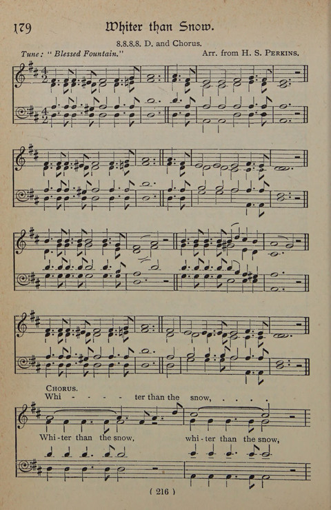 The Y.M.C.A. Hymnal: specially compiled for the use of men page 216