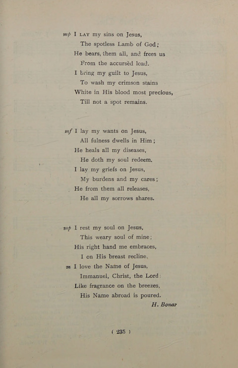 The Y.M.C.A. Hymnal: specially compiled for the use of men page 235