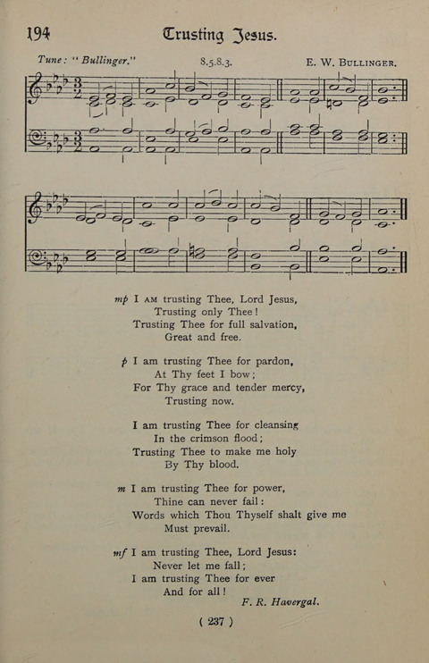 The Y.M.C.A. Hymnal: specially compiled for the use of men page 237