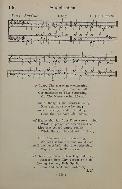 The Y.M.C.A. Hymnal: specially compiled for the use of men page 239