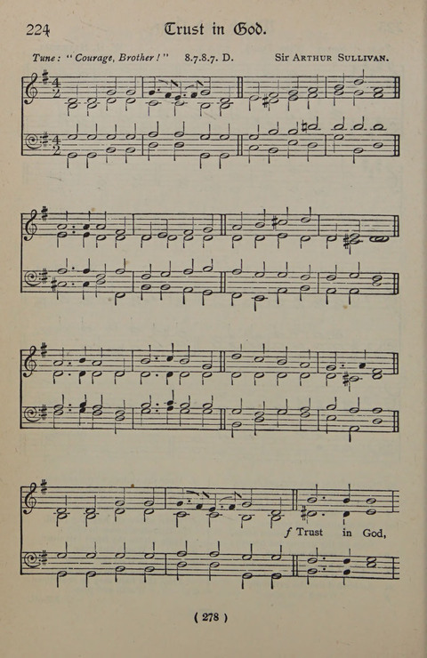 The Y.M.C.A. Hymnal: specially compiled for the use of men page 278