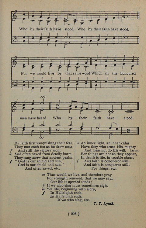 The Y.M.C.A. Hymnal: specially compiled for the use of men page 293