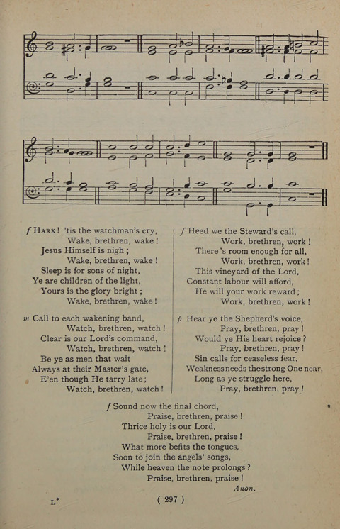 The Y.M.C.A. Hymnal: specially compiled for the use of men page 297