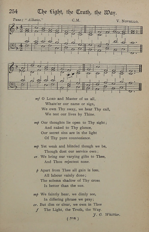 The Y.M.C.A. Hymnal: specially compiled for the use of men page 319