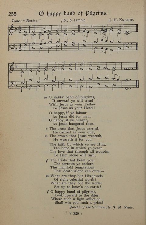 The Y.M.C.A. Hymnal: specially compiled for the use of men page 320