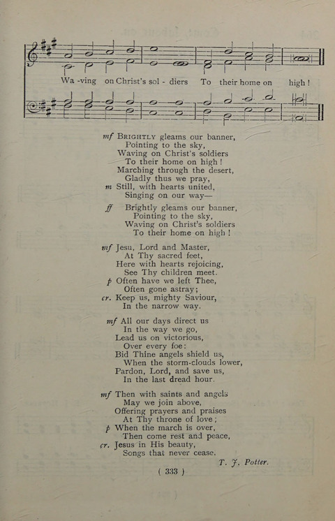 The Y.M.C.A. Hymnal: specially compiled for the use of men page 333