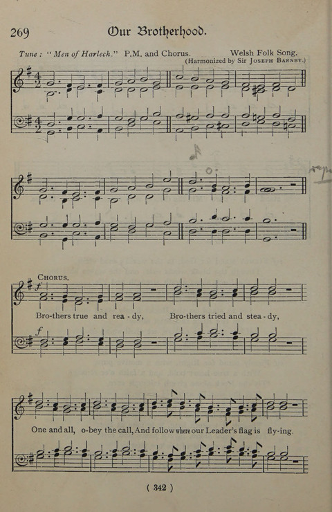 The Y.M.C.A. Hymnal: specially compiled for the use of men page 342