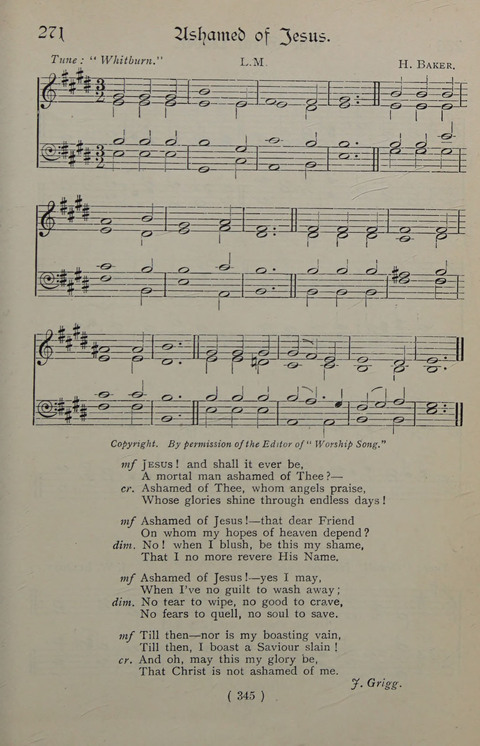 The Y.M.C.A. Hymnal: specially compiled for the use of men page 345