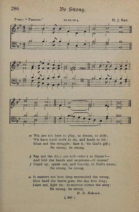 The Y.M.C.A. Hymnal: specially compiled for the use of men page 365