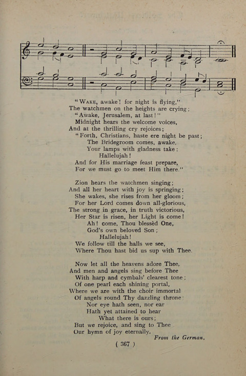 The Y.M.C.A. Hymnal: specially compiled for the use of men page 367