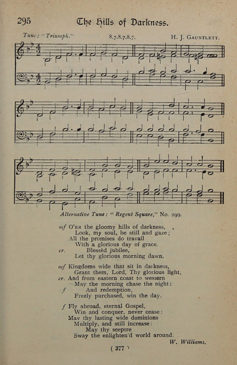 The Y.M.C.A. Hymnal: specially compiled for the use of men page 377