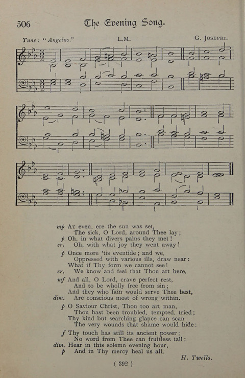 The Y.M.C.A. Hymnal: specially compiled for the use of men page 392