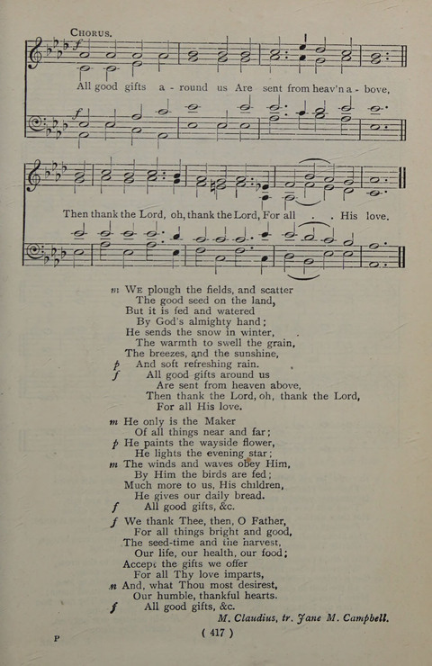 The Y.M.C.A. Hymnal: specially compiled for the use of men page 417