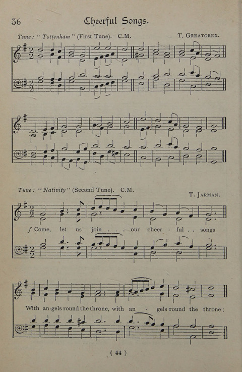 The Y.M.C.A. Hymnal: specially compiled for the use of men page 44