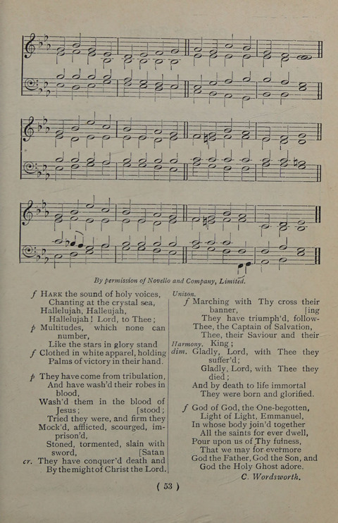 The Y.M.C.A. Hymnal: specially compiled for the use of men page 53