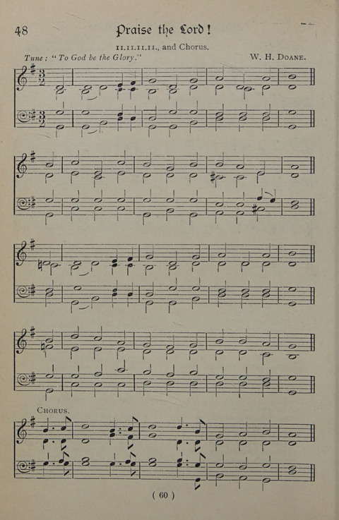 The Y.M.C.A. Hymnal: specially compiled for the use of men page 60