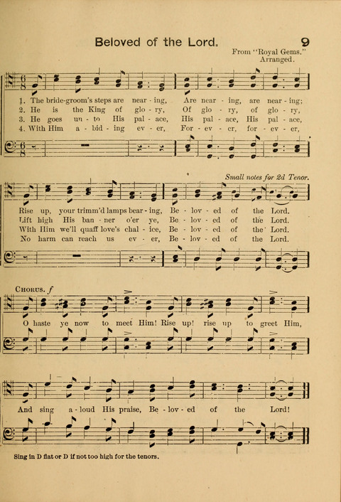 Y.M.C.A. Gospel Songs: New collection of sacred music arranged for male voices, and designed for use in Young Men