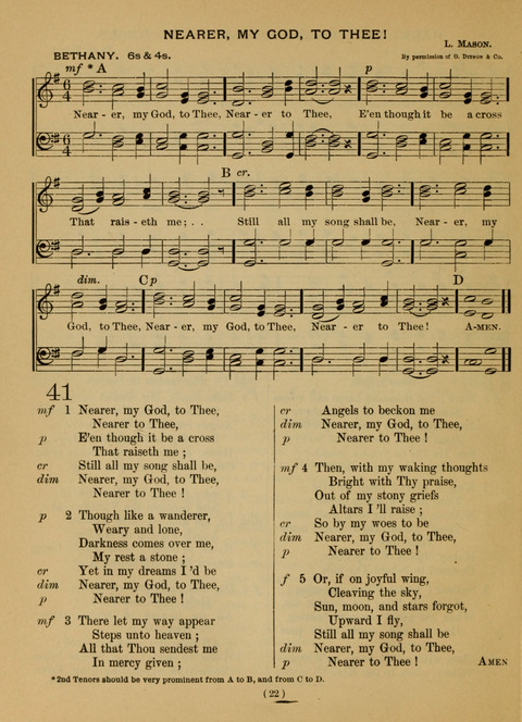 The Y.M.C.A. Praise Book: a collection of new and old hymns and tunes arranged for male voices, especially designed for the us of the Young Men