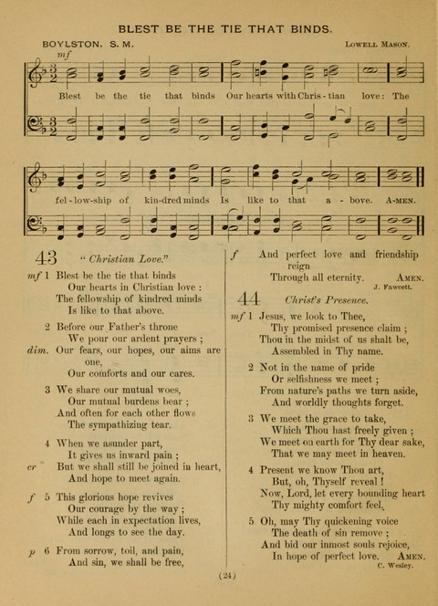 The Y.M.C.A. Praise Book: a collection of new and old hymns and tunes arranged for male voices, especially designed for the us of the Young Men