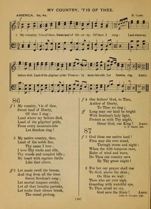 The Y.M.C.A. Praise Book: a collection of new and old hymns and tunes arranged for male voices, especially designed for the us of the Young Men