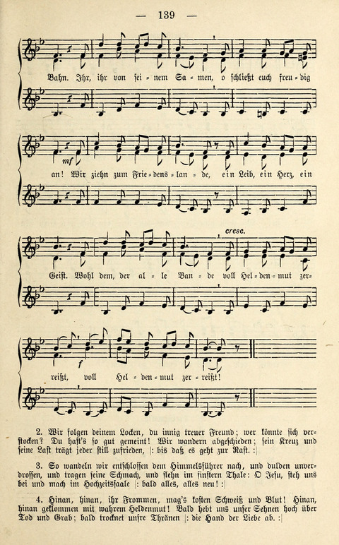 Zwei- und dreistimmige geistliche Lieder und Choräle: zum Gebrauch der Schwestern des Stuttgarter Diakonissenhauses, der Jungfrauen- und ähnlicher Vereine (2. Auflage) page 139