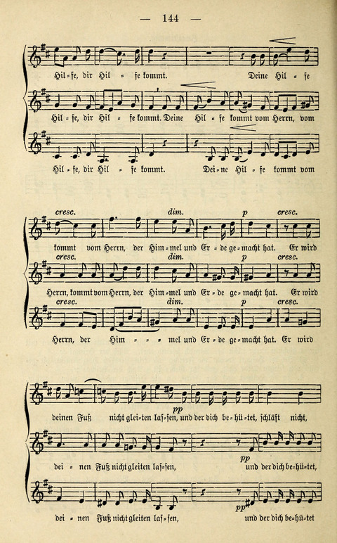 Zwei- und dreistimmige geistliche Lieder und Choräle: zum Gebrauch der Schwestern des Stuttgarter Diakonissenhauses, der Jungfrauen- und ähnlicher Vereine (2. Auflage) page 144