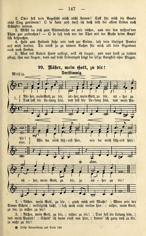 Zwei- und dreistimmige geistliche Lieder und Choräle: zum Gebrauch der Schwestern des Stuttgarter Diakonissenhauses, der Jungfrauen- und ähnlicher Vereine (2. Auflage) page 147