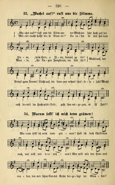 Zwei- und dreistimmige geistliche Lieder und Choräle: zum Gebrauch der Schwestern des Stuttgarter Diakonissenhauses, der Jungfrauen- und ähnlicher Vereine (2. Auflage) page 226